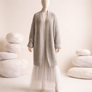 Amadi Cozy Gray Women's Cardigan